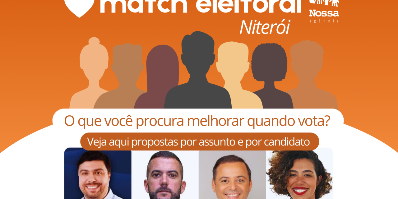 Conheça as propostas dos candidatos no Match Eleitoral Niterói